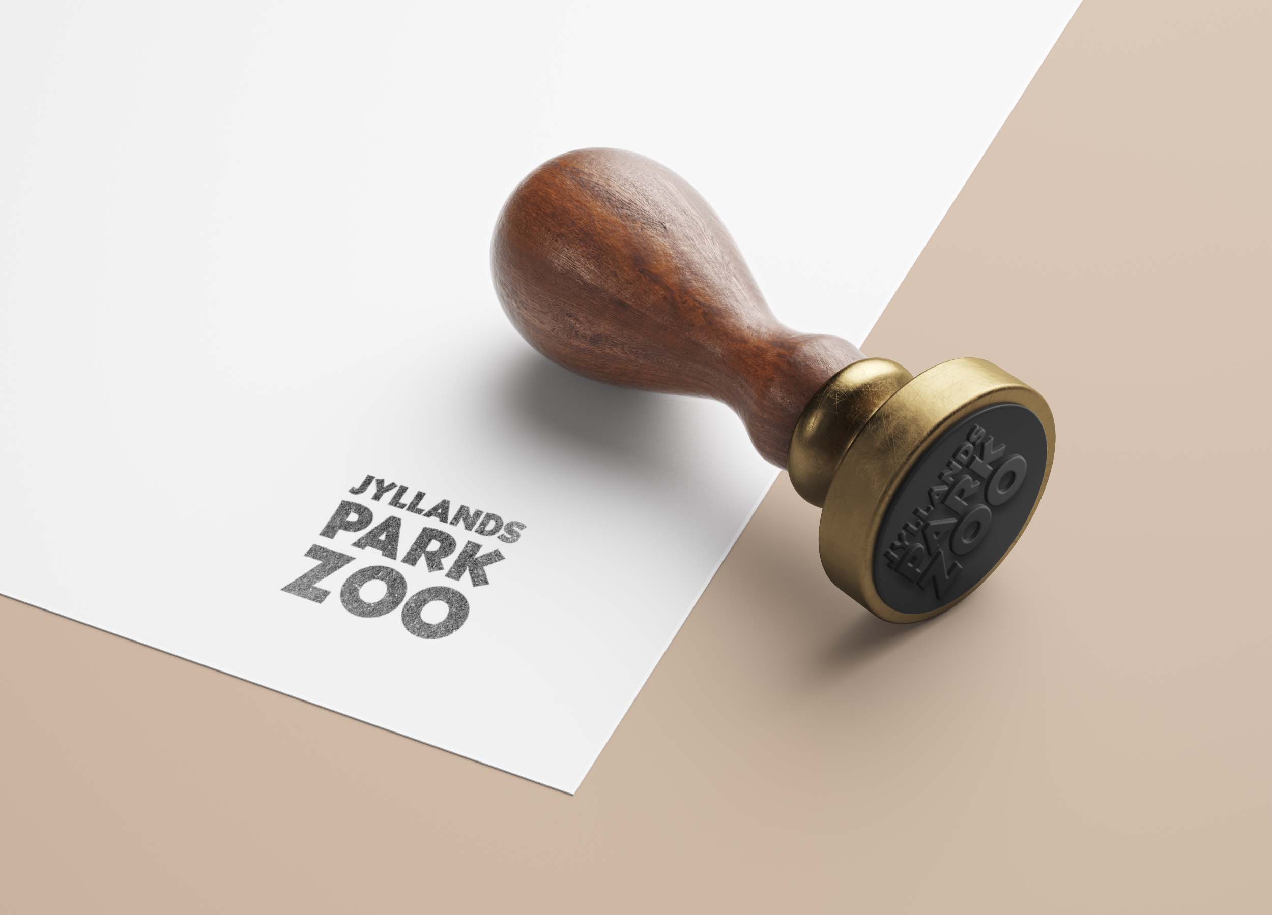Wooden Stamp Mockup
